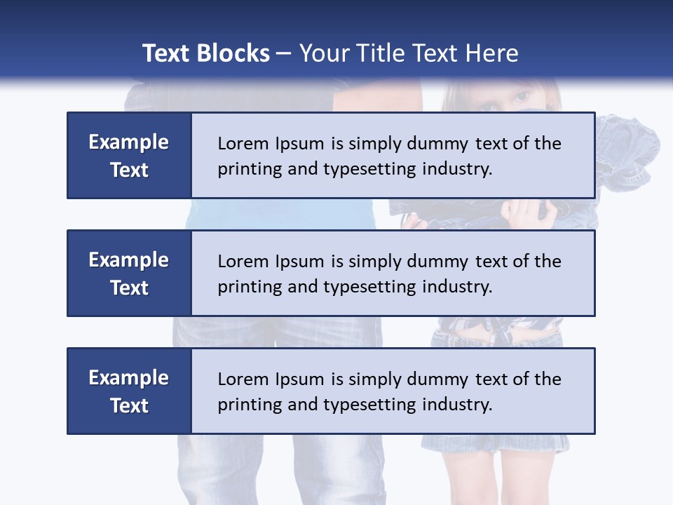 Clothing Pile Beautiful PowerPoint Template