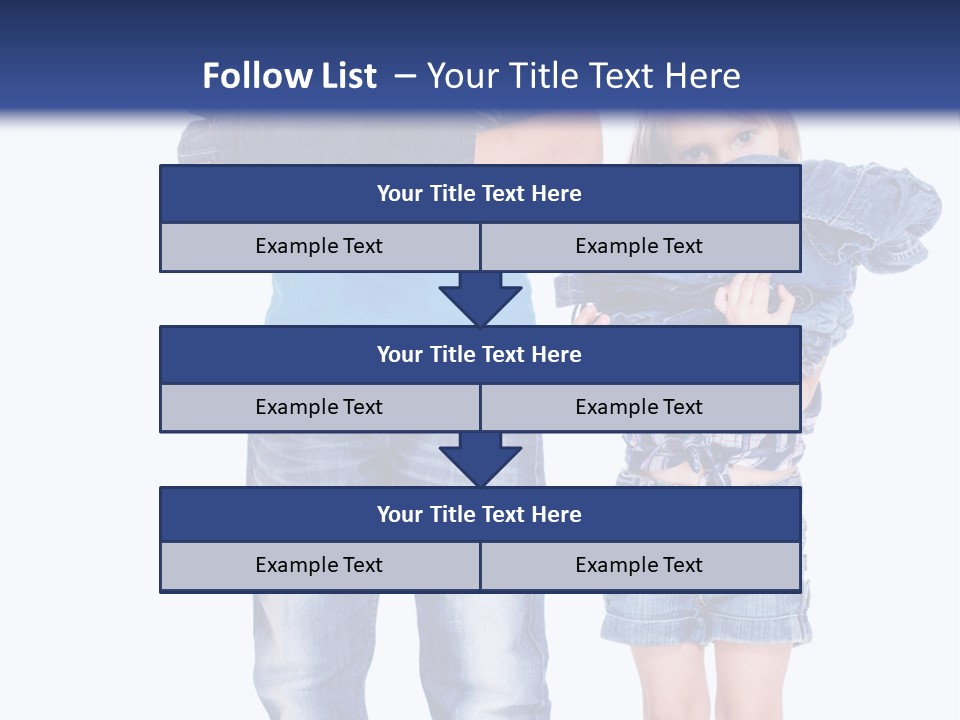 Clothing Pile Beautiful PowerPoint Template