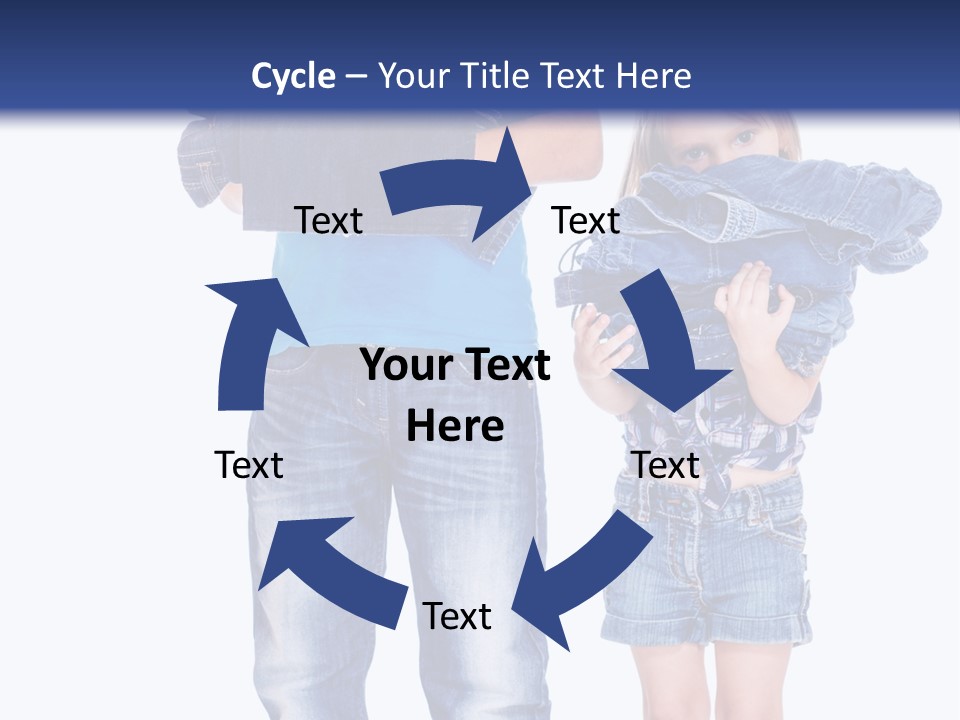 Clothing Pile Beautiful PowerPoint Template