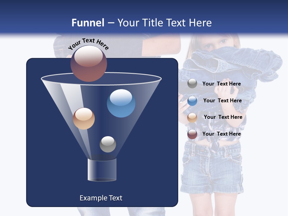 Clothing Pile Beautiful PowerPoint Template