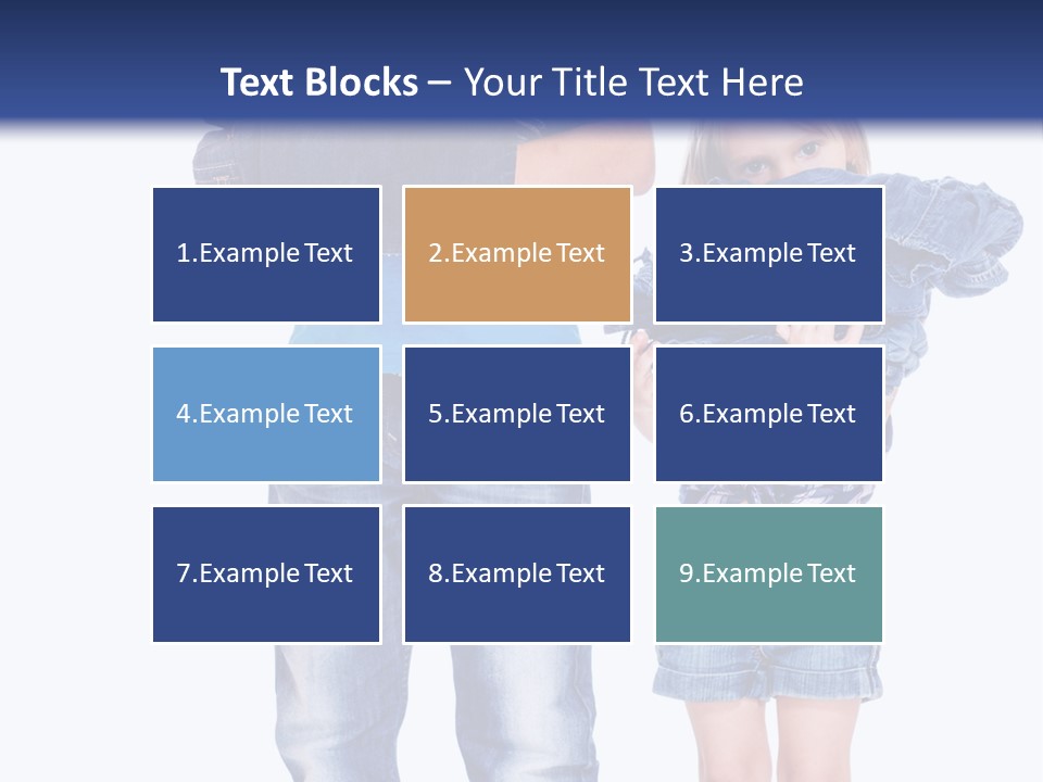 Clothing Pile Beautiful PowerPoint Template