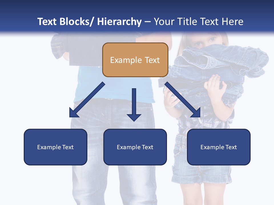 Clothing Pile Beautiful PowerPoint Template