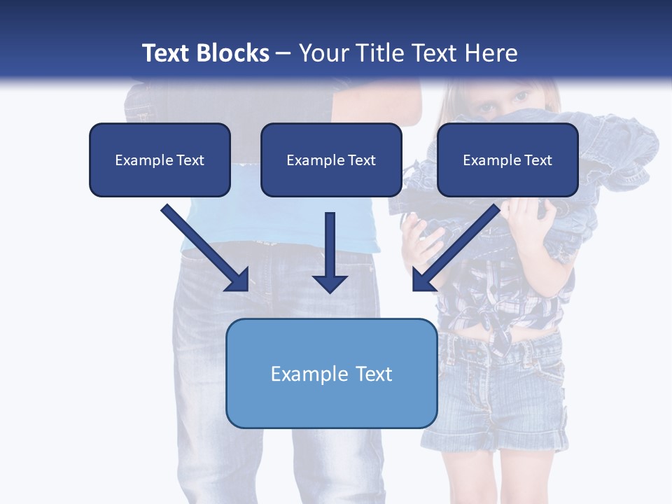 Clothing Pile Beautiful PowerPoint Template