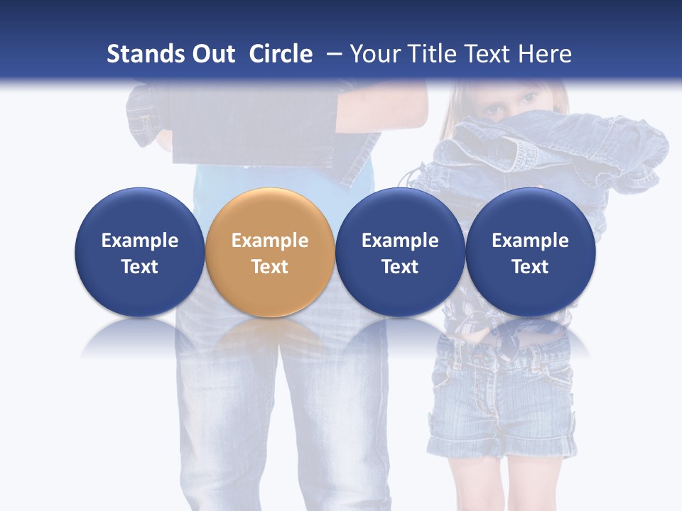 Clothing Pile Beautiful PowerPoint Template