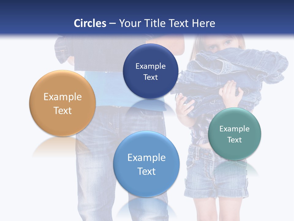 Clothing Pile Beautiful PowerPoint Template