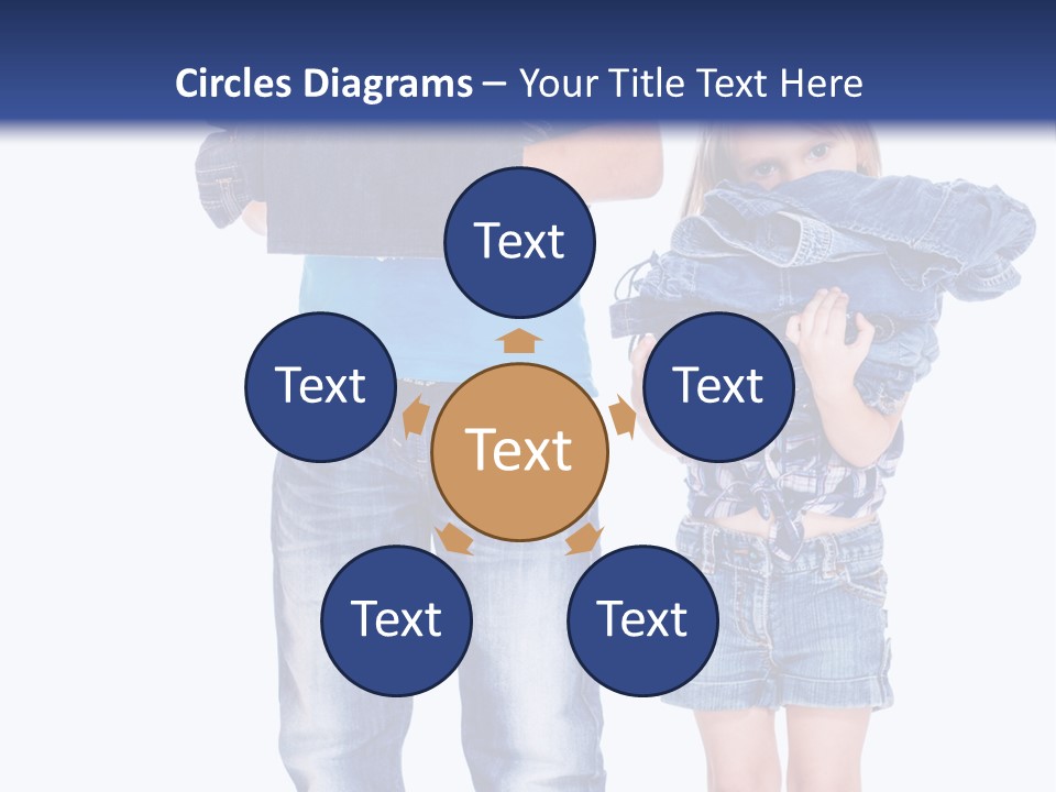 Clothing Pile Beautiful PowerPoint Template