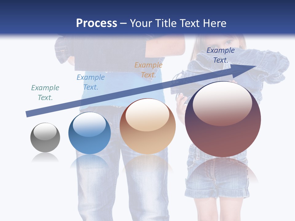 Clothing Pile Beautiful PowerPoint Template