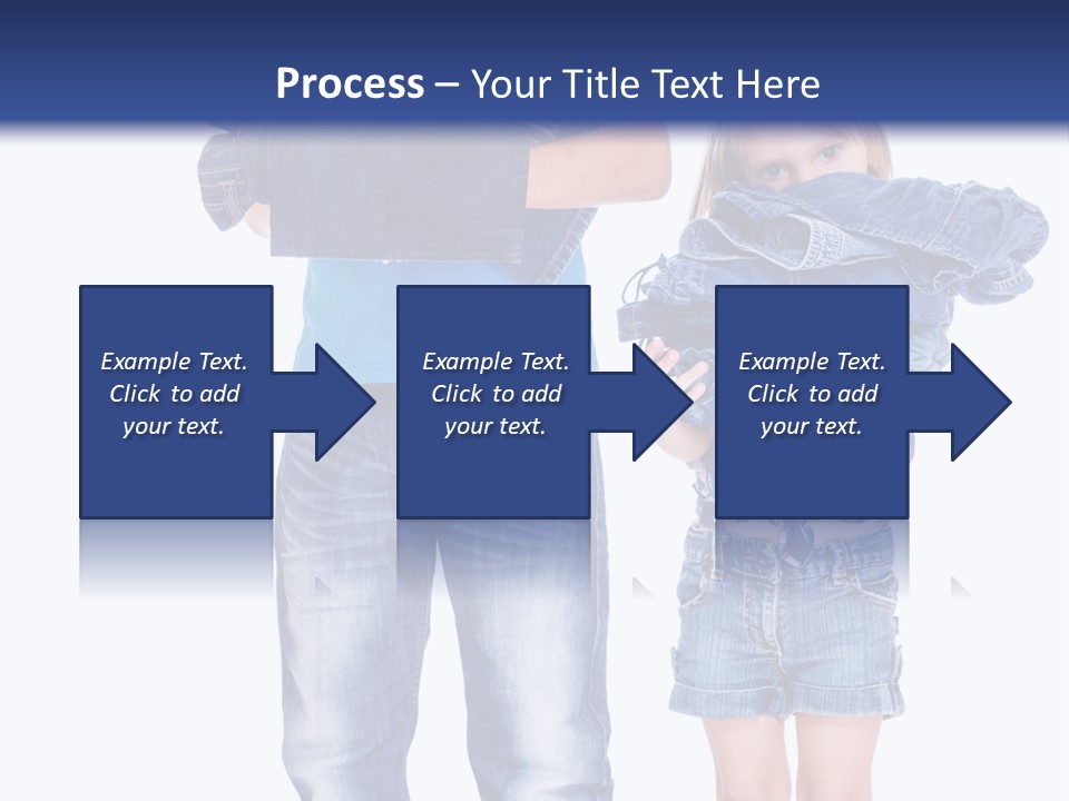 Clothing Pile Beautiful PowerPoint Template