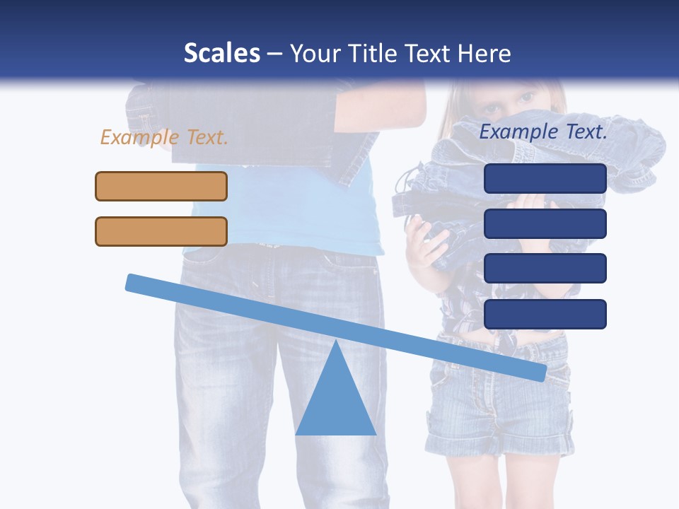 Clothing Pile Beautiful PowerPoint Template