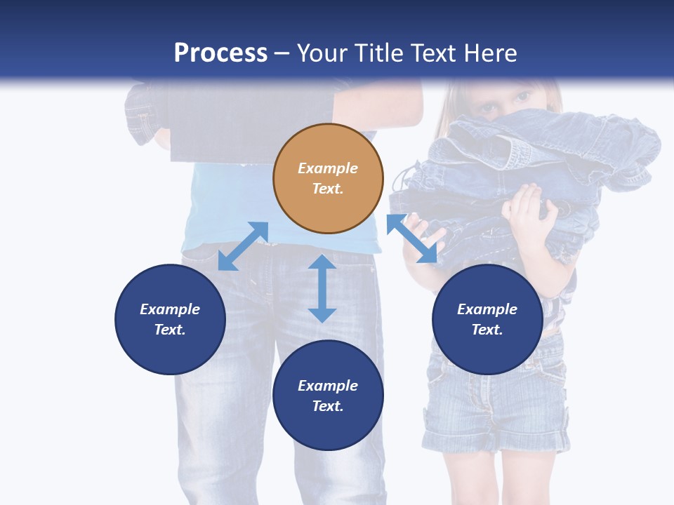 Clothing Pile Beautiful PowerPoint Template