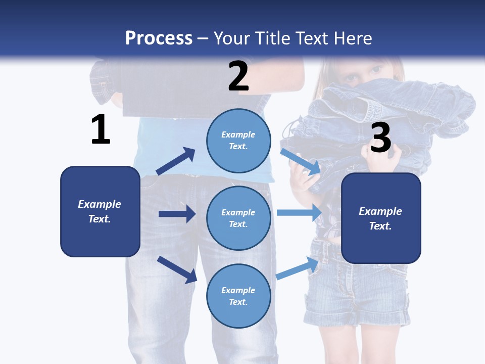 Clothing Pile Beautiful PowerPoint Template