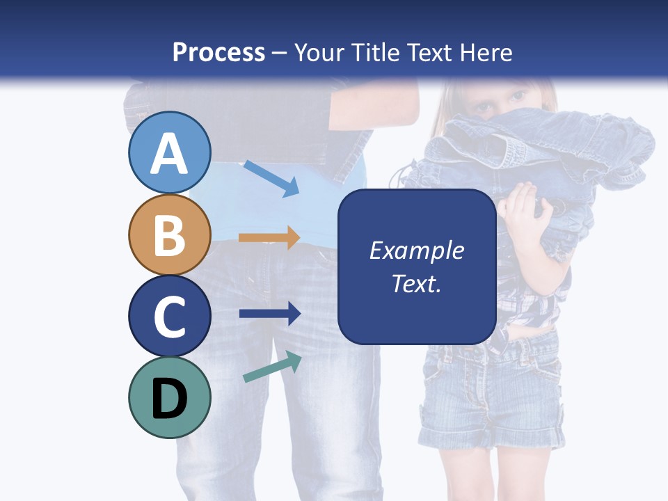 Clothing Pile Beautiful PowerPoint Template