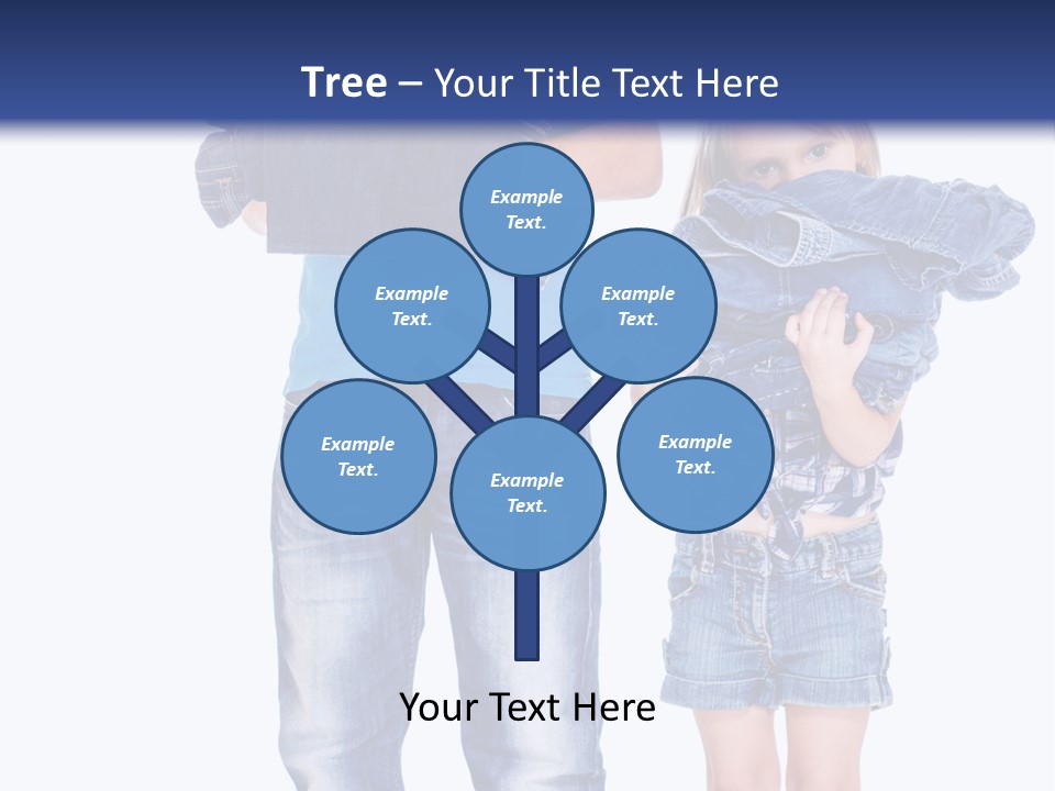 Clothing Pile Beautiful PowerPoint Template