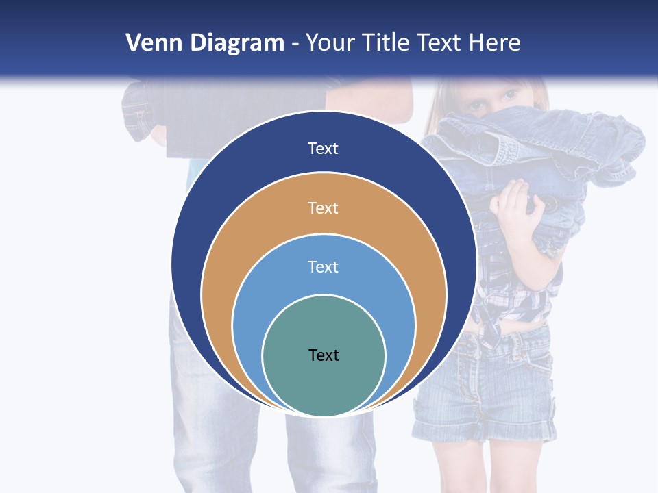 Clothing Pile Beautiful PowerPoint Template