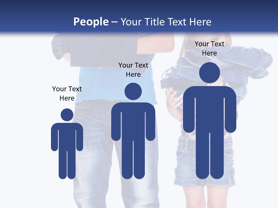 Clothing Pile Beautiful PowerPoint Template