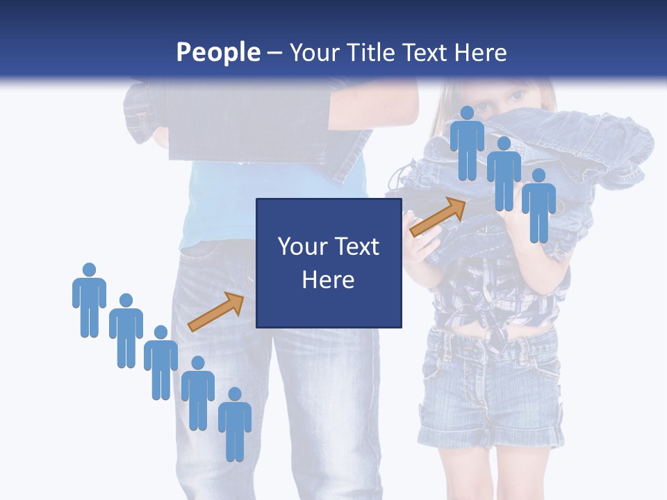 Clothing Pile Beautiful PowerPoint Template