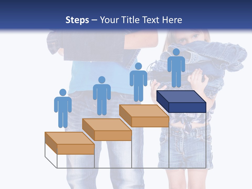 Clothing Pile Beautiful PowerPoint Template