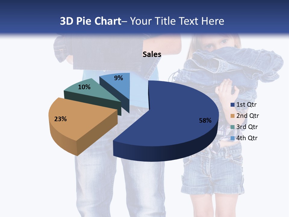 Clothing Pile Beautiful PowerPoint Template