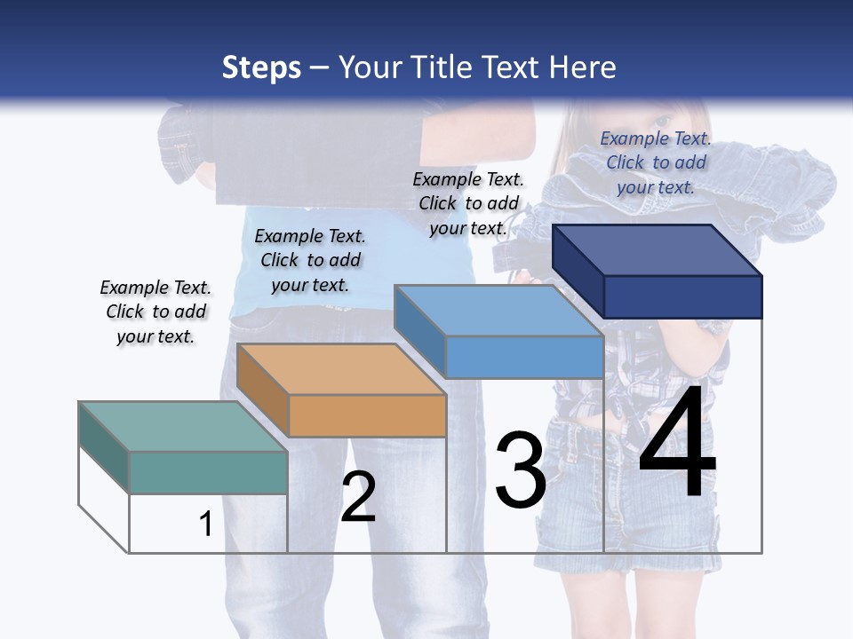 Clothing Pile Beautiful PowerPoint Template