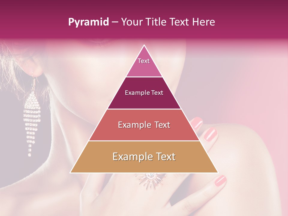 Skincare Hands Hair PowerPoint Template