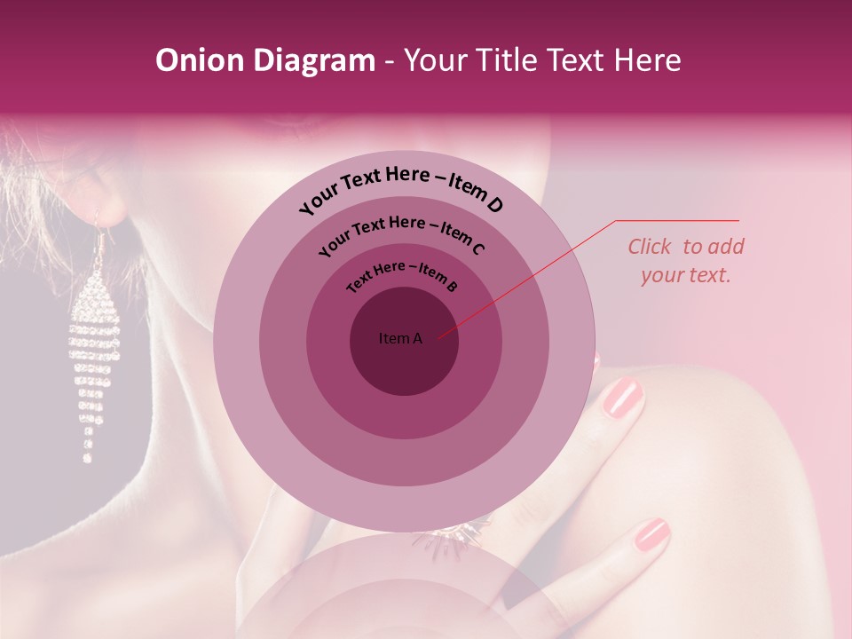 Skincare Hands Hair PowerPoint Template