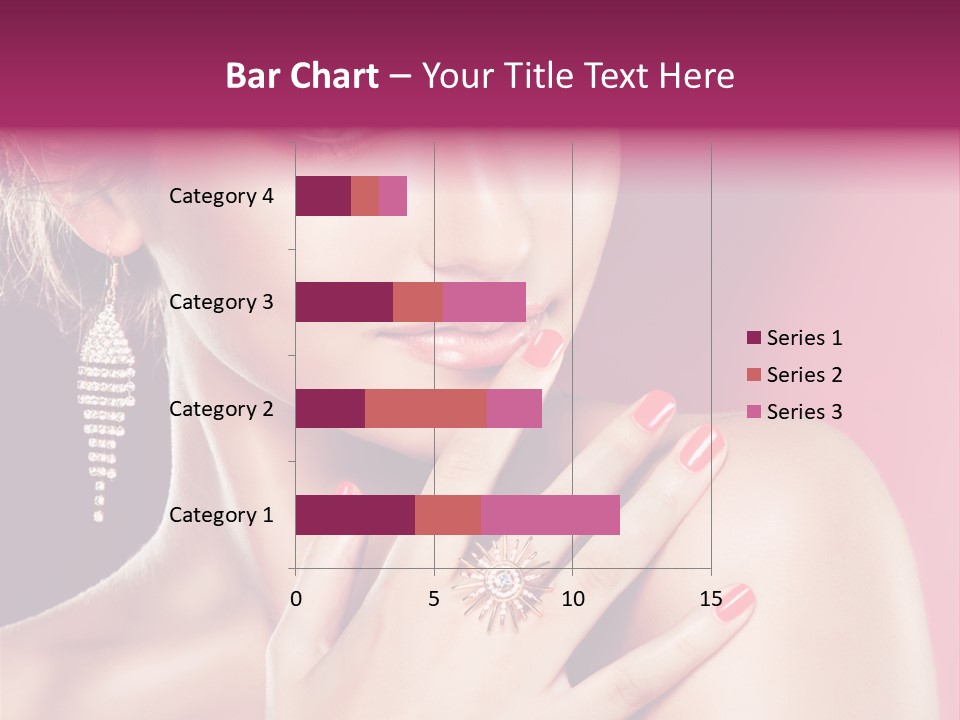 Skincare Hands Hair PowerPoint Template