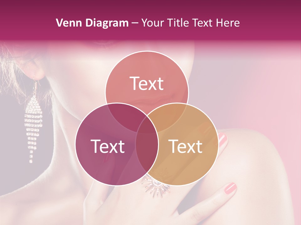 Skincare Hands Hair PowerPoint Template