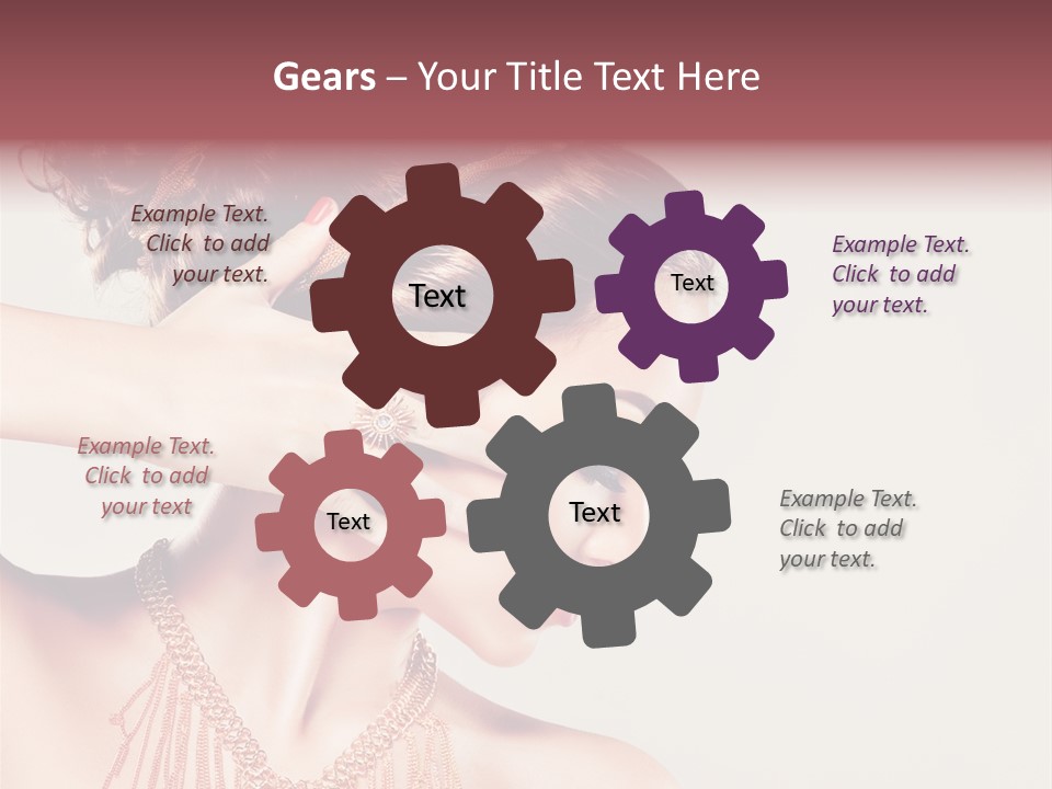 Cute Chain Care PowerPoint Template