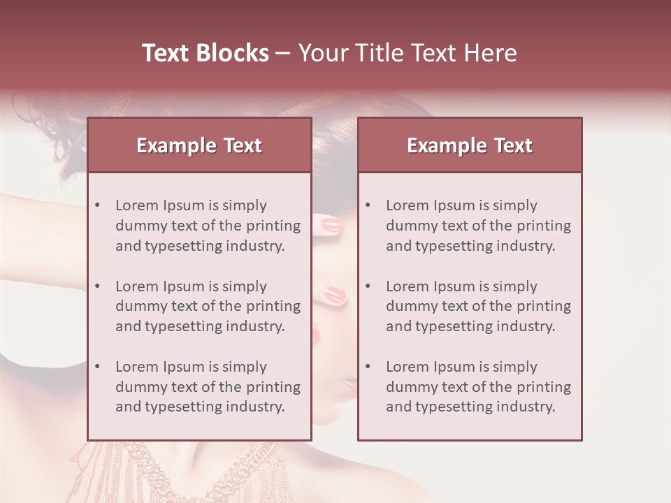 Cute Chain Care PowerPoint Template
