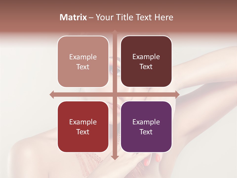 Hair Makeup Hairstyle PowerPoint Template