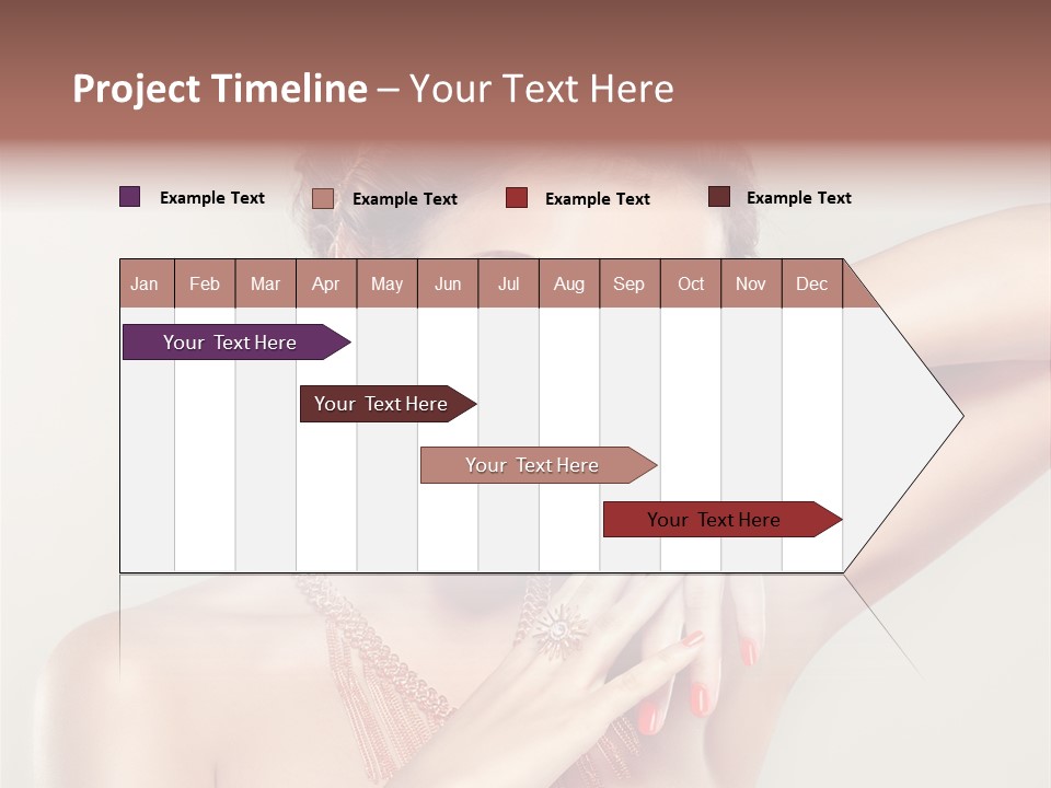 Hair Makeup Hairstyle PowerPoint Template