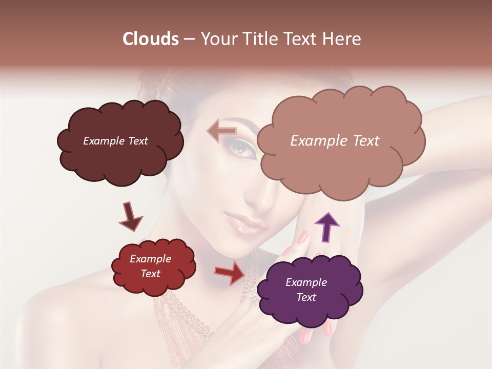 Hair Makeup Hairstyle PowerPoint Template