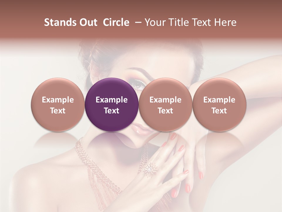 Hair Makeup Hairstyle PowerPoint Template