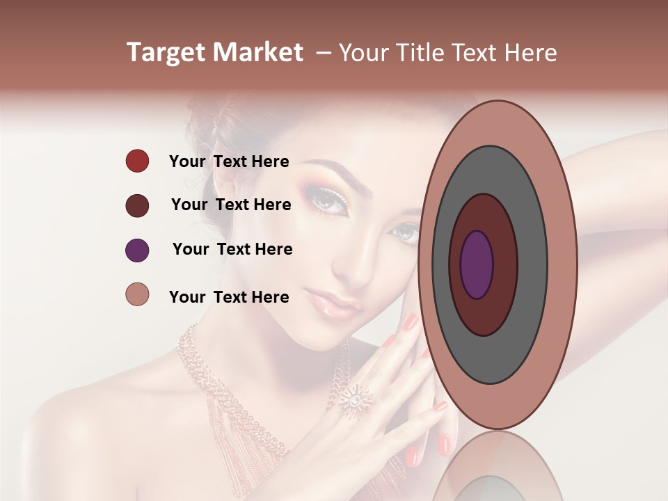 Hair Makeup Hairstyle PowerPoint Template