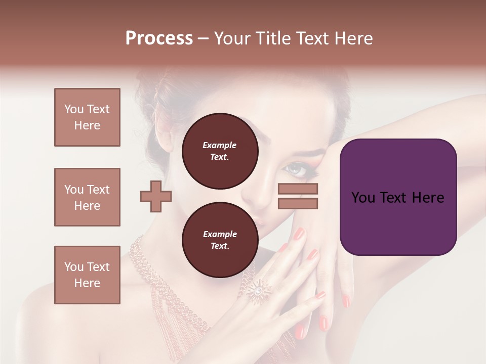 Hair Makeup Hairstyle PowerPoint Template