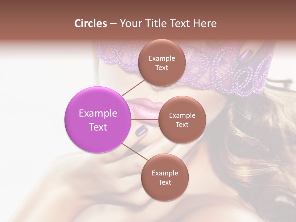 Portrait Fingers Eyes PowerPoint Template