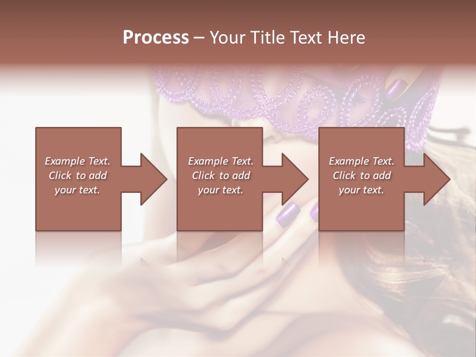 Portrait Fingers Eyes PowerPoint Template