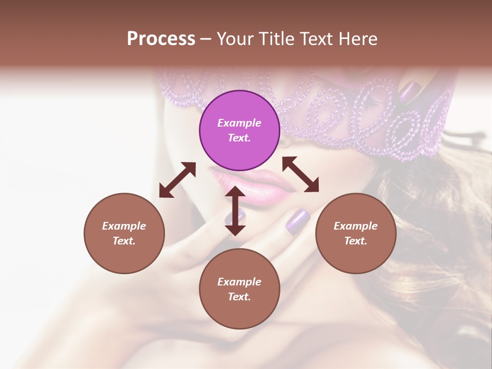 Portrait Fingers Eyes PowerPoint Template