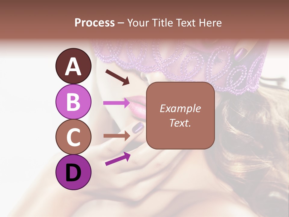 Portrait Fingers Eyes PowerPoint Template