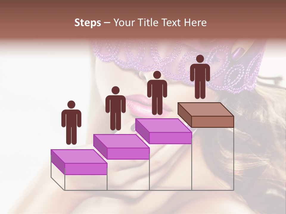 Portrait Fingers Eyes PowerPoint Template