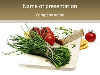 Cleba White Background Gourmet PowerPoint Template