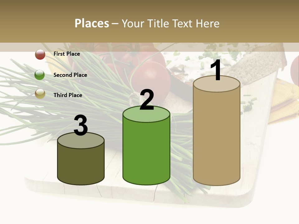 Cleba White Background Gourmet PowerPoint Template