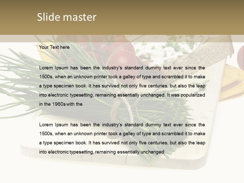 Cleba White Background Gourmet PowerPoint Template