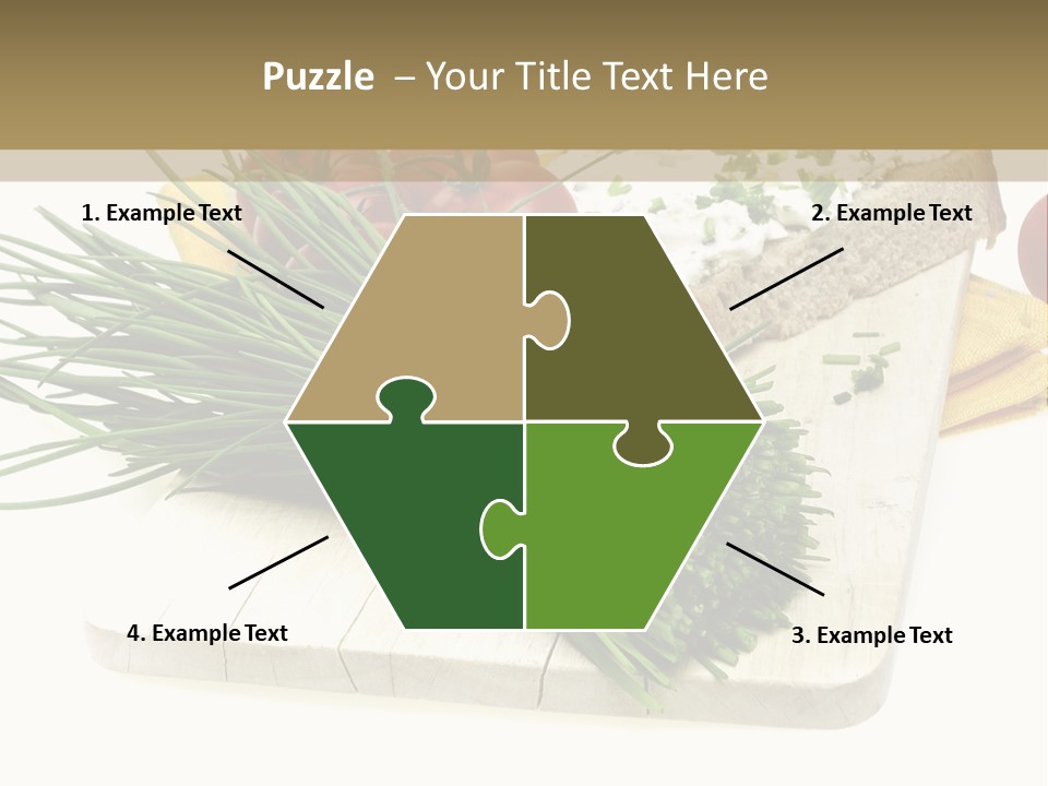 Cleba White Background Gourmet PowerPoint Template