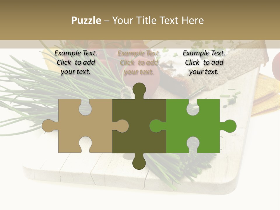 Cleba White Background Gourmet PowerPoint Template