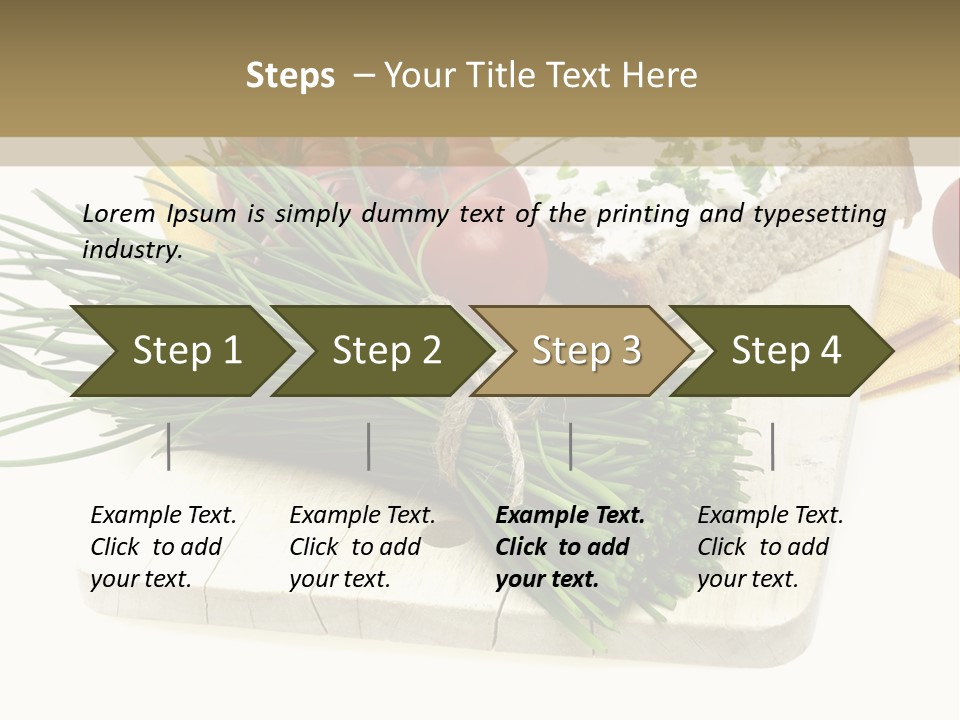 Cleba White Background Gourmet PowerPoint Template