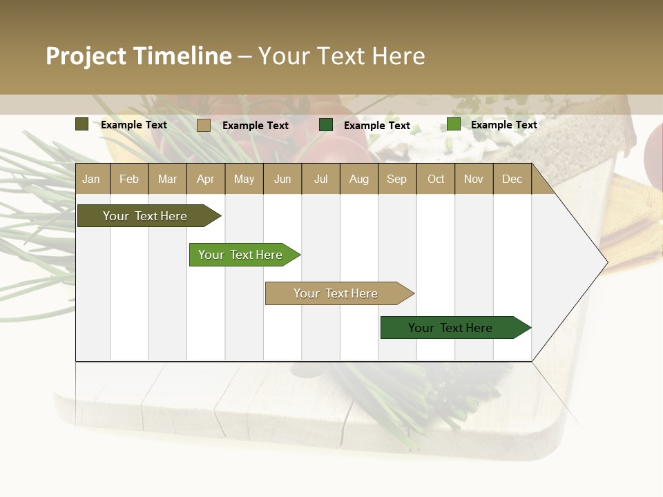 Cleba White Background Gourmet PowerPoint Template