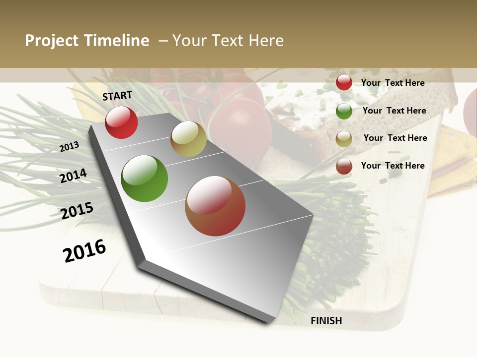 Cleba White Background Gourmet PowerPoint Template