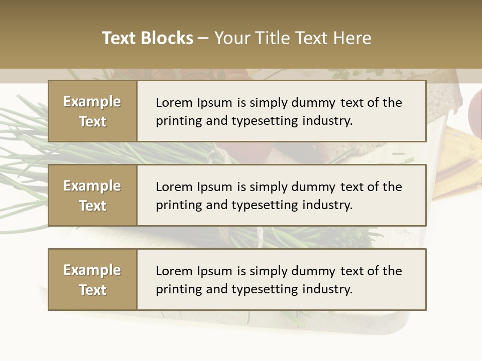 Cleba White Background Gourmet PowerPoint Template