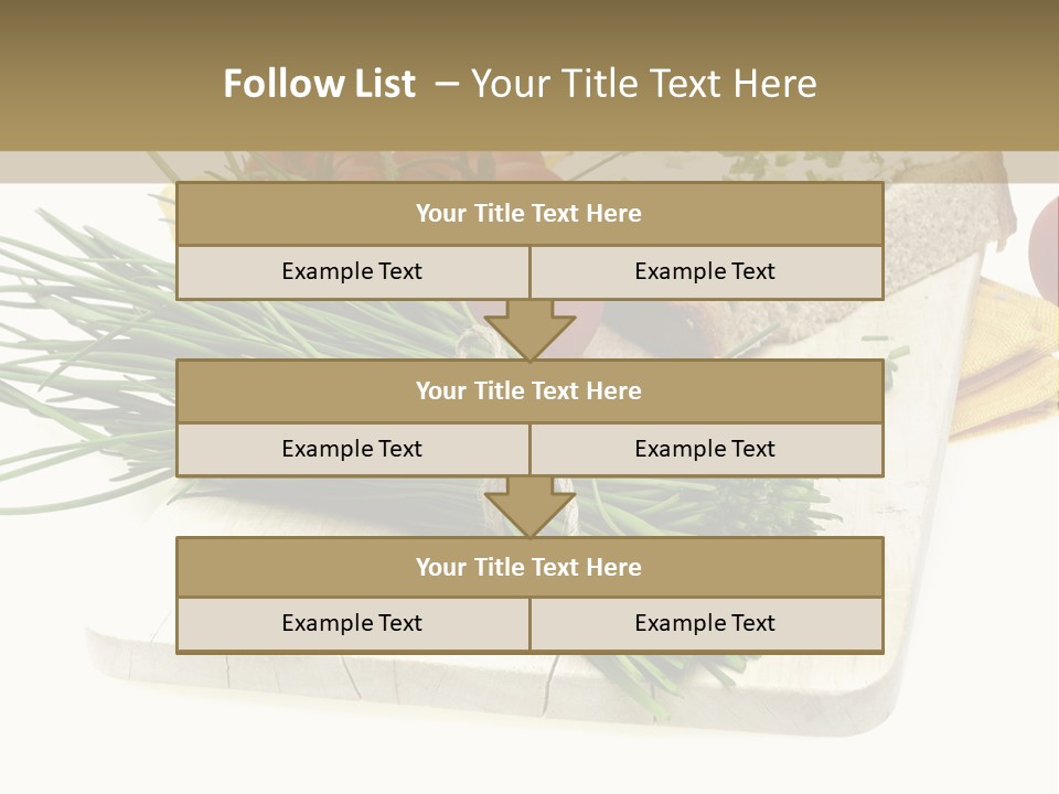 Cleba White Background Gourmet PowerPoint Template